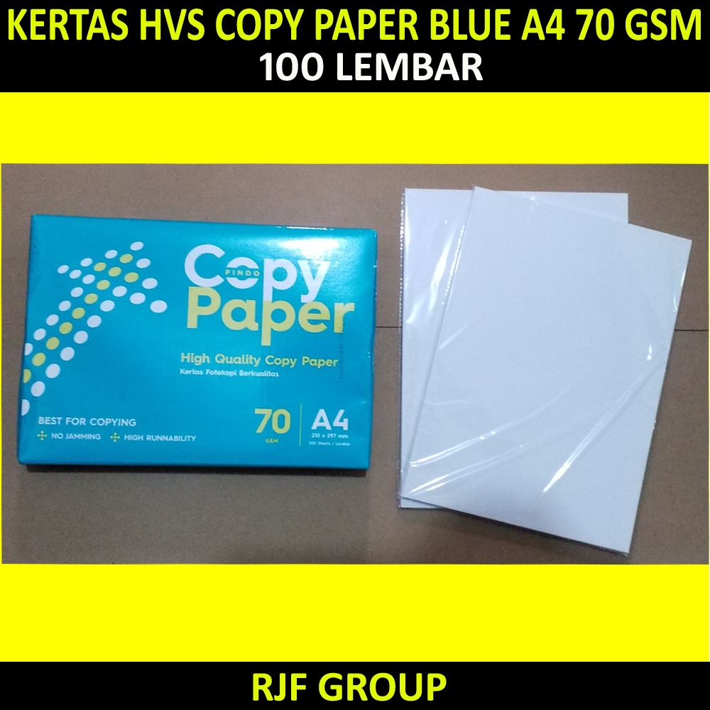 

KERTAS HVS COPY PAPER BLUE 70 A4 100 LEMBAR