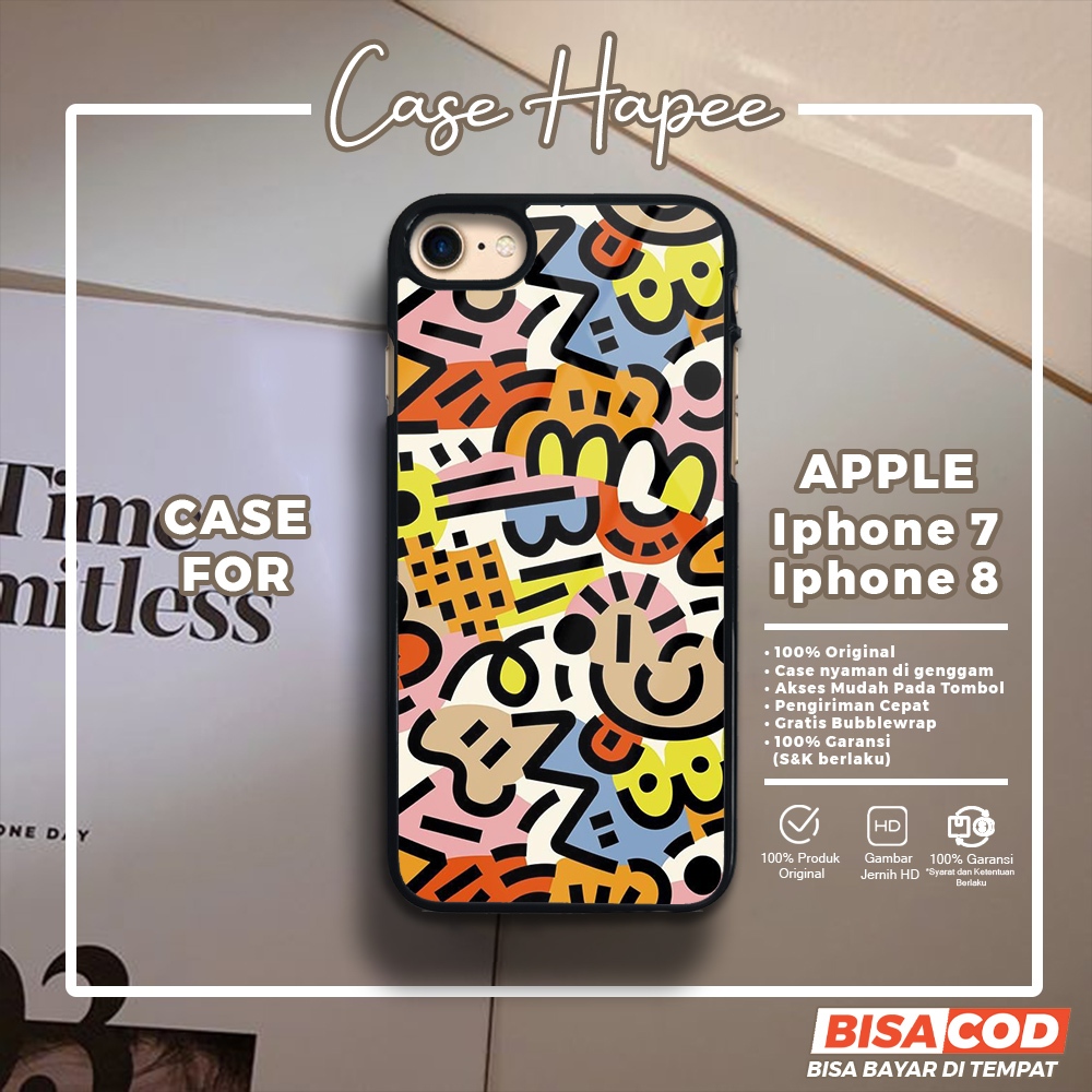Case Iphone 7 Casing Iphone 8 [DDLE] Casehapee Case Glossy Case Aesthetic Custom Case Premium Softca