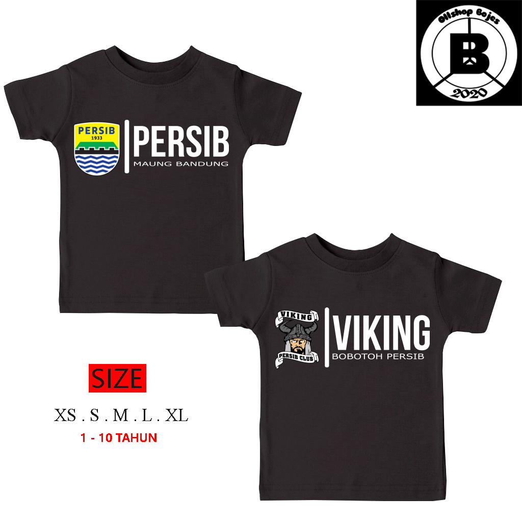 Kaos Anak - Anak / Baju Persib / Viking 2024