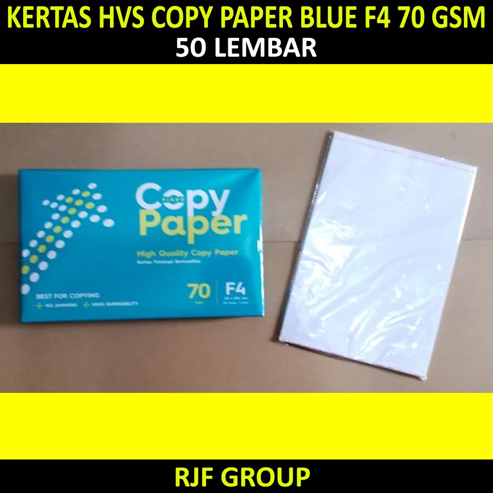 

KERTAS HVS COPY PAPER BLUE F4 70 gsm 50 LEMBAR