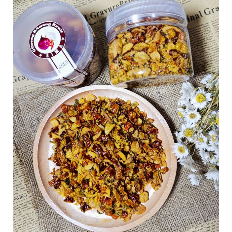 

Bawang Goreng Pedas Bagor Renyah Asli Cabe