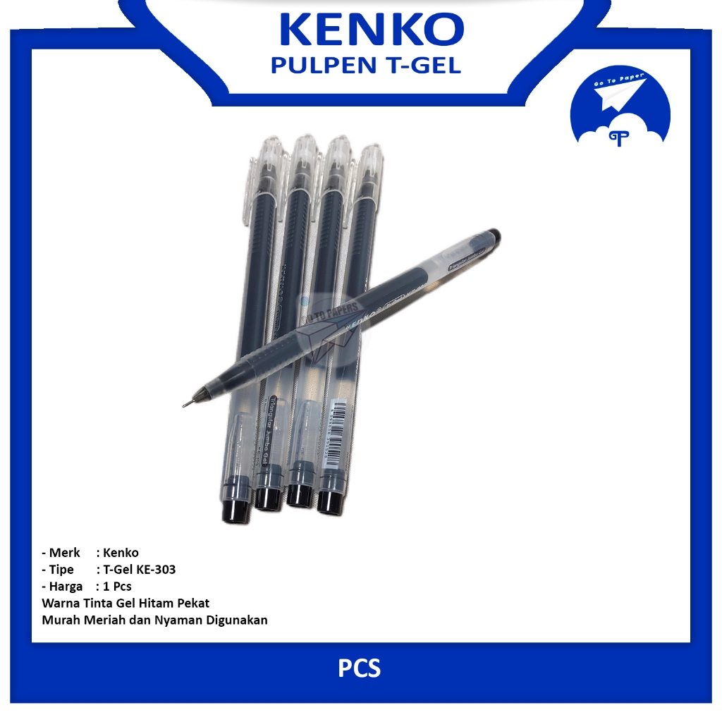 

KENKO - Triangular Jumbo Gel T-GEL KE-303 Hitam - Pcs