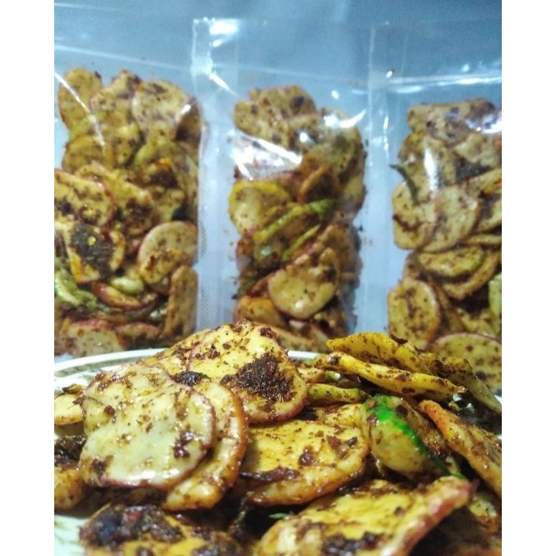 

(TERMURAH)KERUPUK SEBLAK PEDAS DAUN JERUK