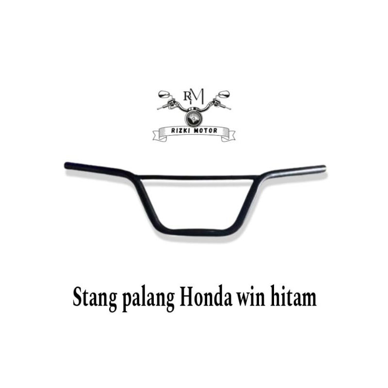 Setang stir trail palang Honda win 100 win 100 hitam percis original