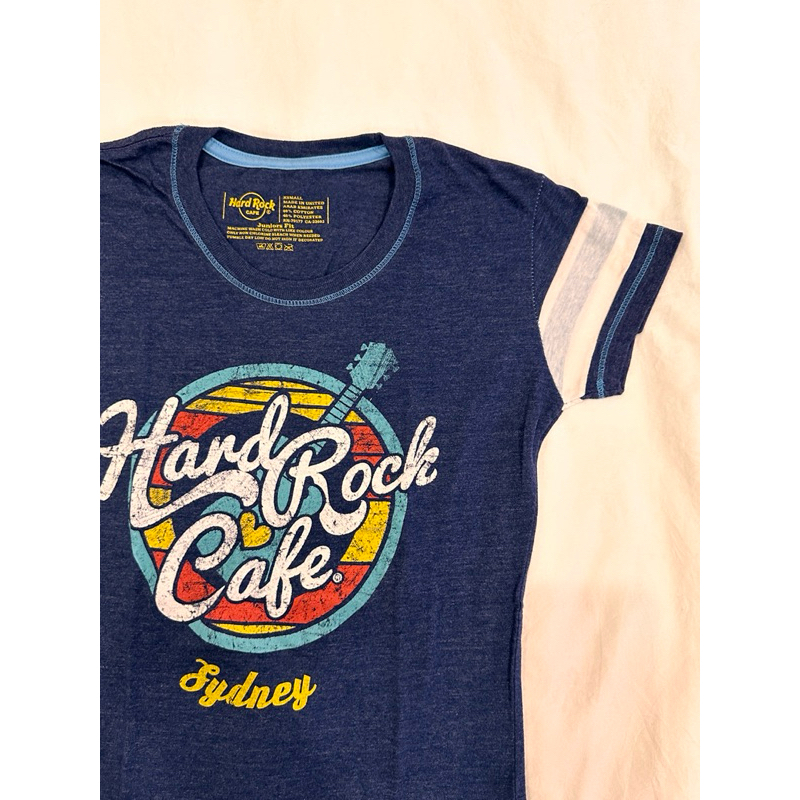Hard Rock Cafe Tshirt Original Denim Blue Sydney Edition