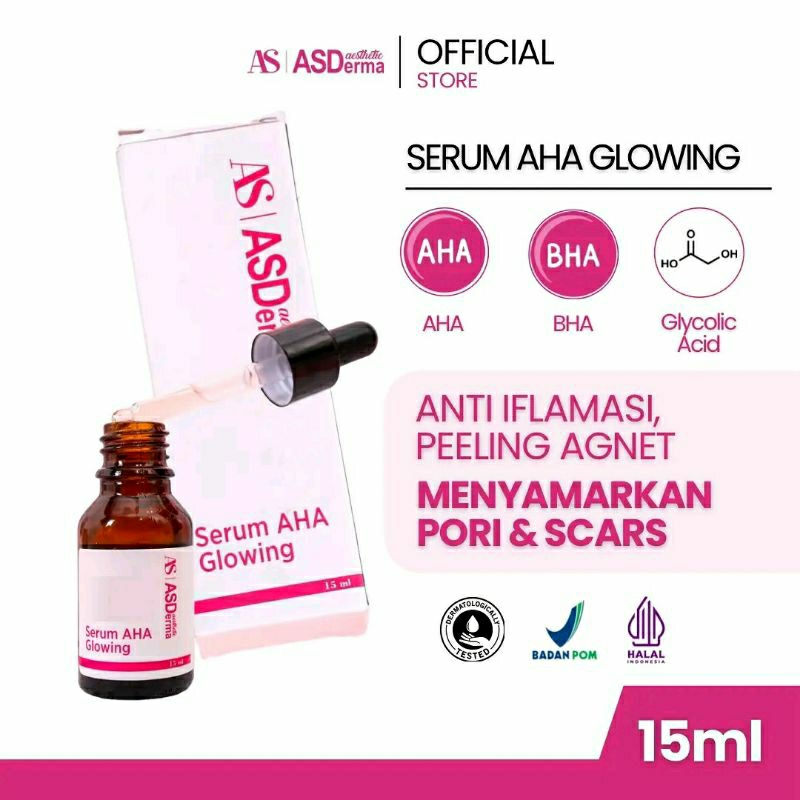 SERUM AHA GLOWING ASDERMA AESTHETIC