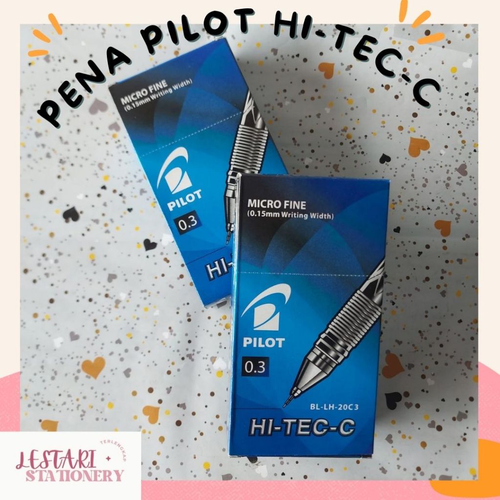 

(1 pcs) Pulpen HI-TEC-C HITEC PILOT 0.3 | Pena Pilot | Lestari Stationery