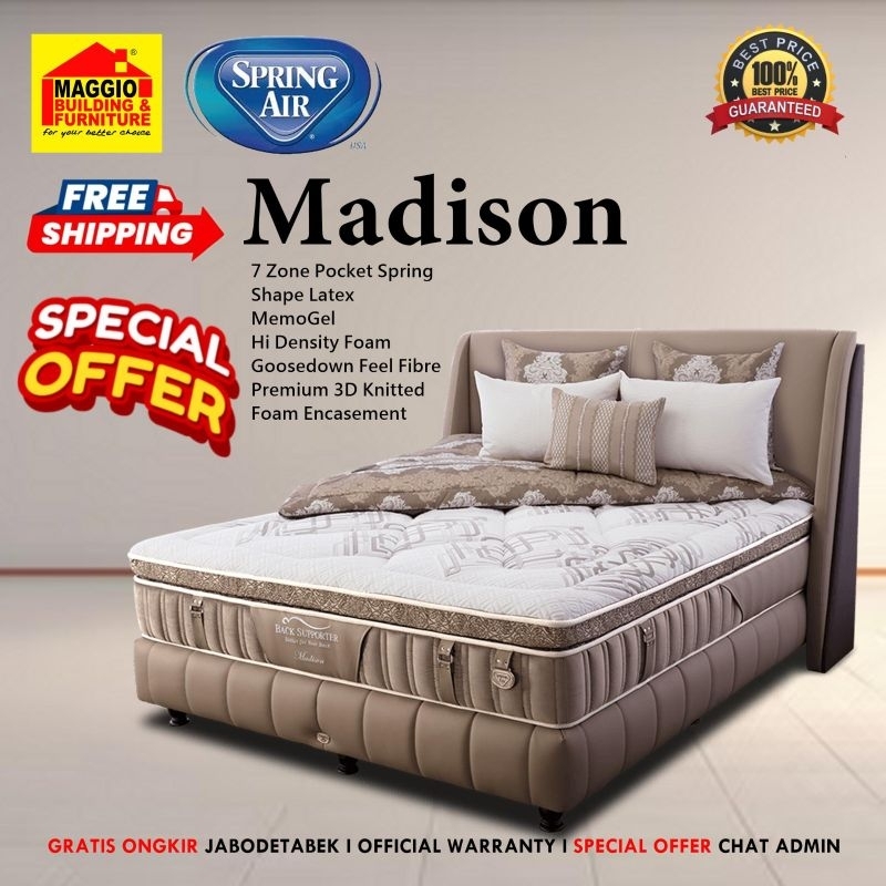 Kasur Spring Air - MADISON Back Supporter - Spring Air