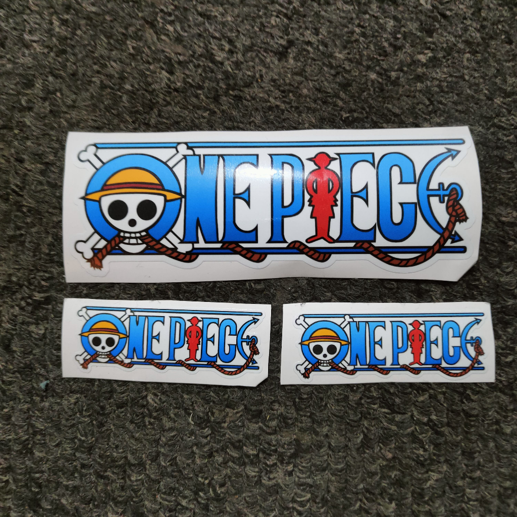 

STIKER ONEPIECE LOGO ONEPIECE MUGIWARA 1 PAKET ISI 3PCS
