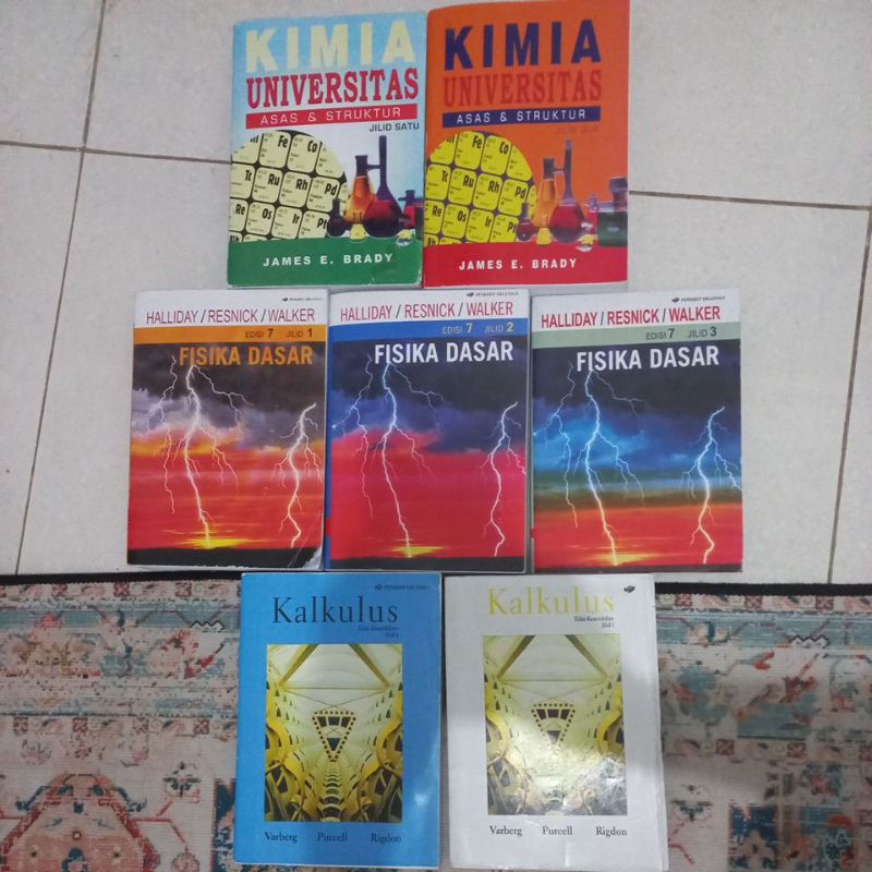 [PRELOVED] Textbook TPB ITB Kalkulus Fisika Kimia Purcell Brady Halliday A5