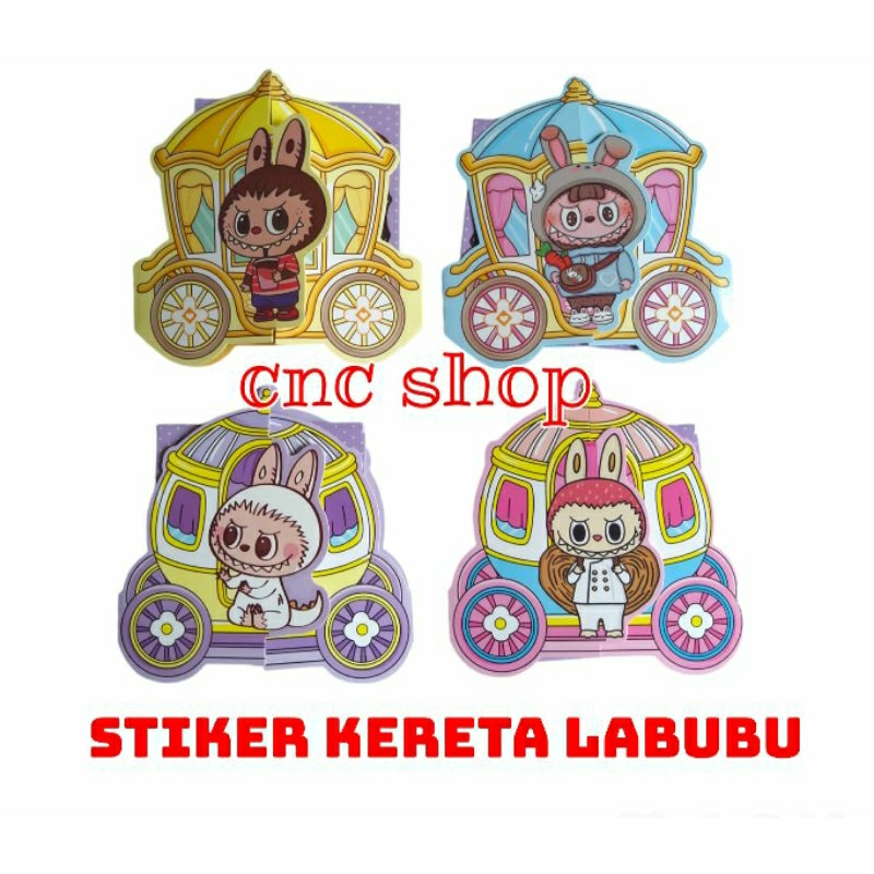 

Stiker Kereta Labubu Mainan Sticker Anak Lucu