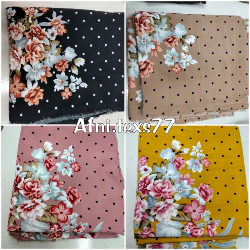 Kain wolfis Premium Grade A, kain monalisa motif Premium