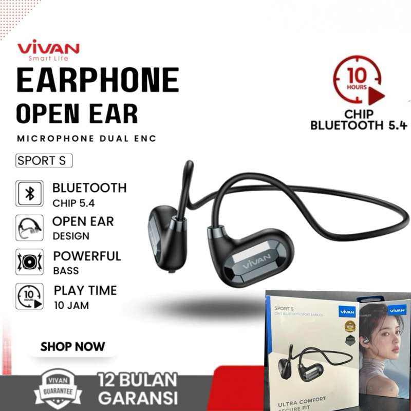 Headset Bluetooth Vivan Sport S