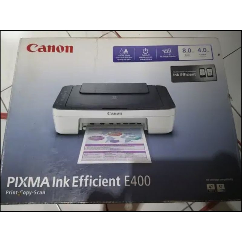 canon printer e400 white