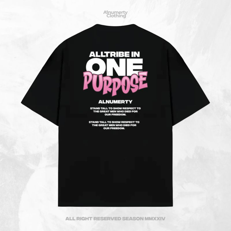 T-SHIRT ALNUMERTY ONE PURPOSE / PAKAIAN COWO CEWE / KAOS DISTRO / ATASAN PRIA WANITA CASUAL / OUTFIT