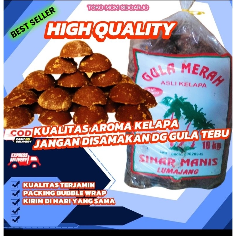 

GULA MERAH Murni NIRA KELAPA LEGIT 1KG