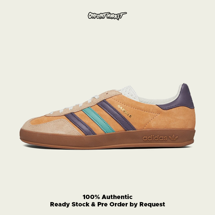 Adidas Gazelle Indoor Brown Almost Purple Blue (IG1636)