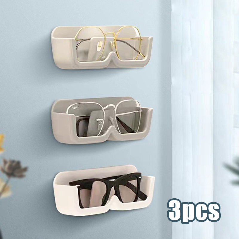 3pcs/set Display Tempat Kacamata Sunglasses Dinding Akrilik / Holder Display Penyimpanan Kacamata Su