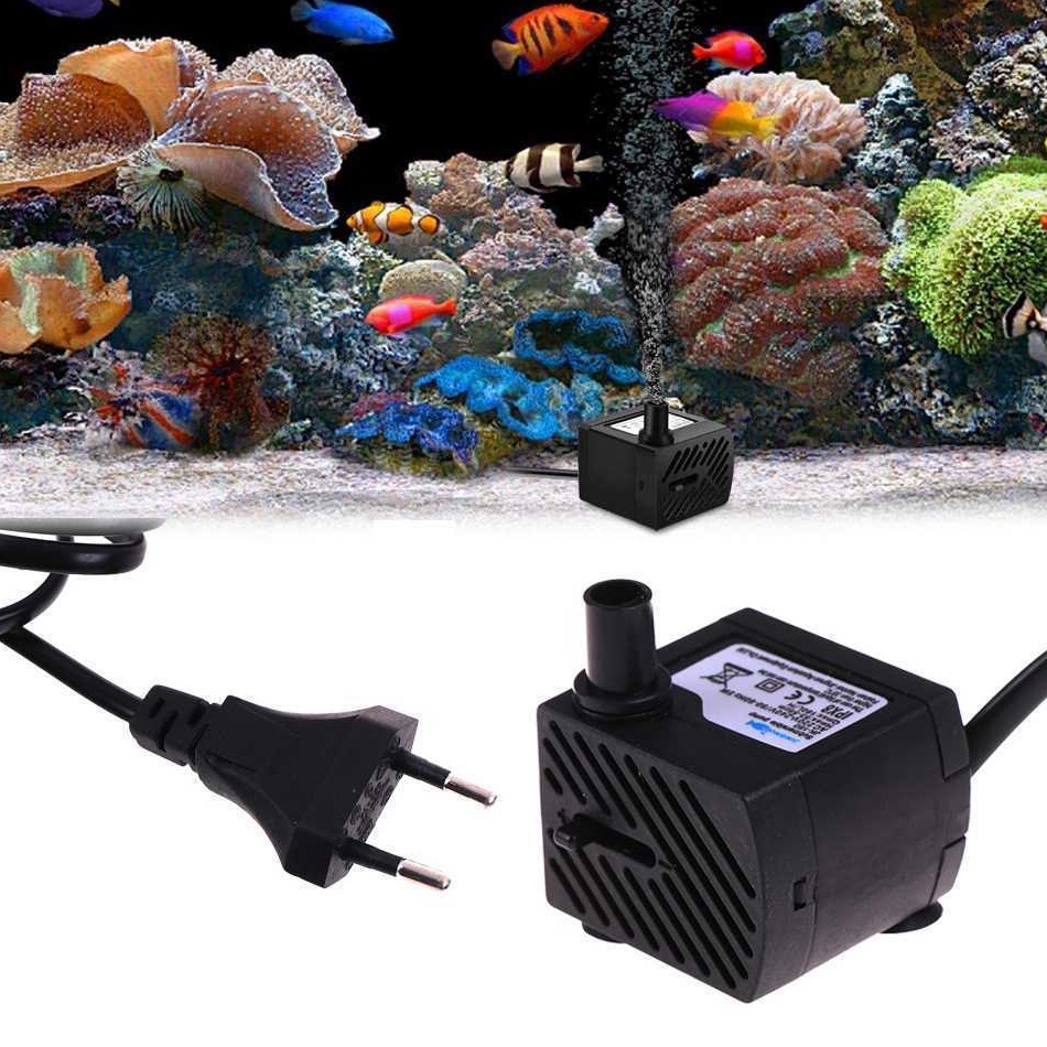 Garansi Terbaru PROMO Pompa Air Aquarium Ikan Submersible Pump Fish Tank 2224V JINGNUO  Pompa Air Ce