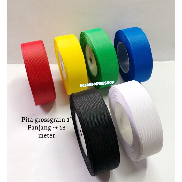 

WOW DEALS Pita grossgrain 1inch 25cm 18meter 1Roll