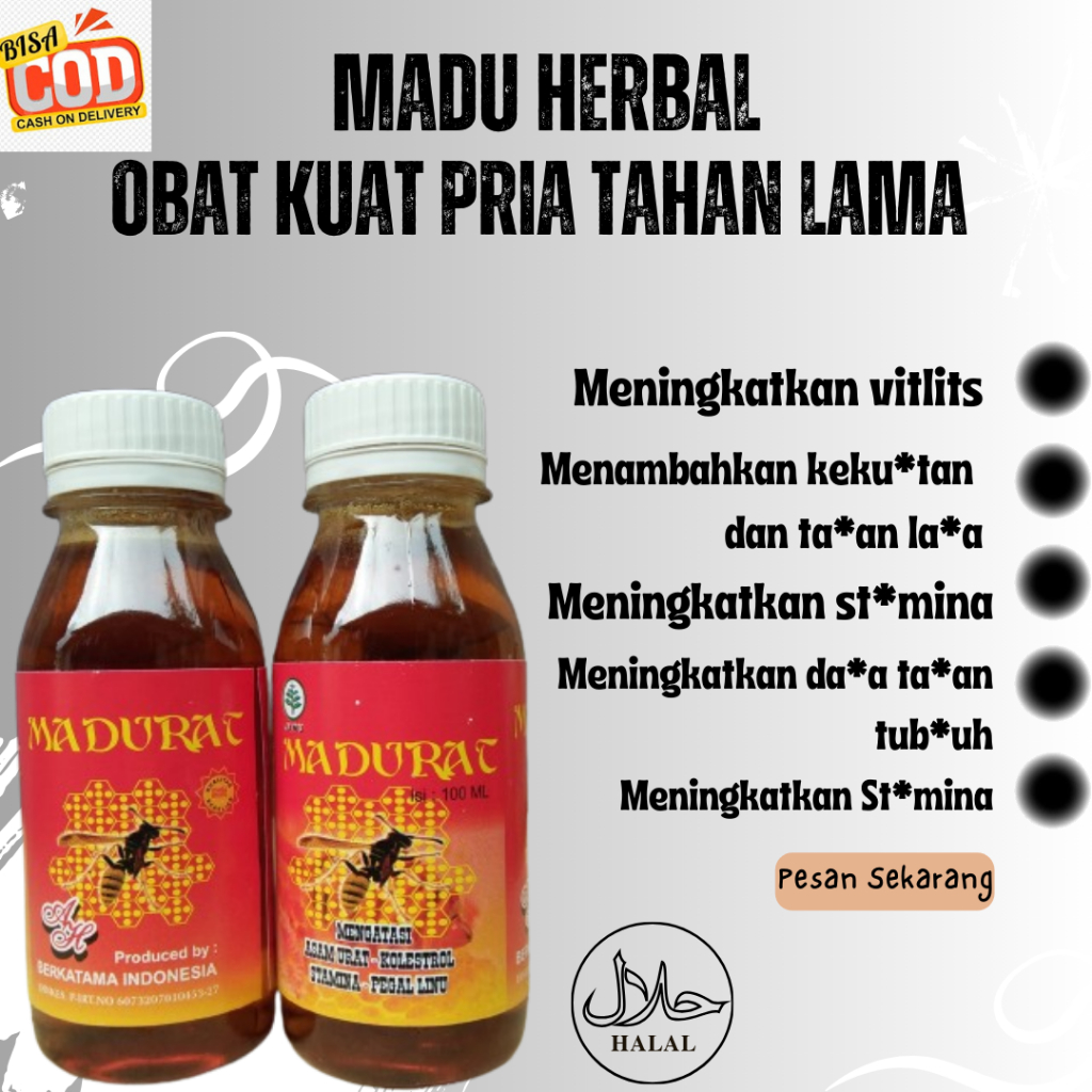 

PROMO Madu Asam Urat Madu Herbal Obat Kuat Pria Dewasa