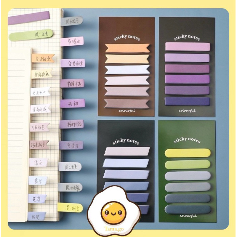 

Sticky Note Gradiasi 6in1 Tempelan Kertas Catatan 120 Lembar Kertas Notes Morandi Warna Gradasi Label Indeks Kertas Deco Colourful Diy Jurnal Planner Mini Memo Bookmark Notepad Alat Tulis Kantor Sekolah