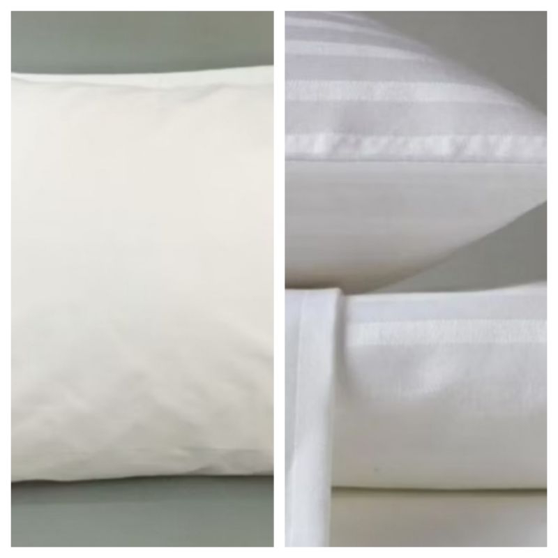 Pillow Case Hotel semua ukuran ada Sarung Bantal Hotel