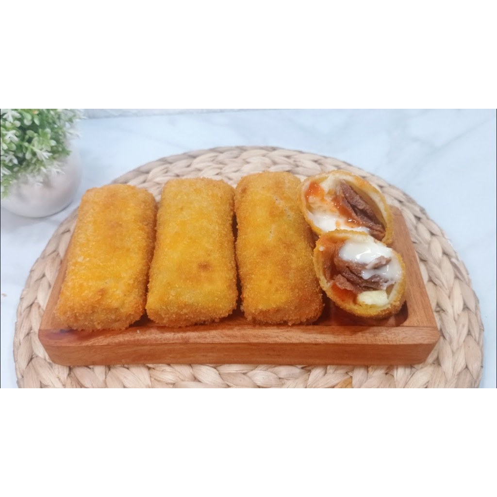 

Risol Kebab Risoles isi Daging Kebab 1 Box isi 10