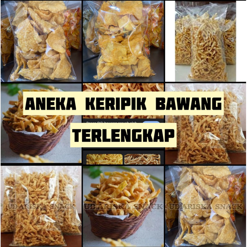 

Keripik Pangsit Bawang Terlengkap Kue Bawang Cemilan