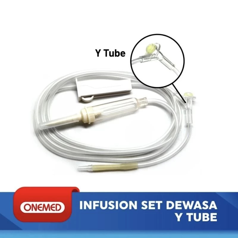 Infus Set Onemed Tipe Y Dewasa / Infusion Set Dewasa Y Tube