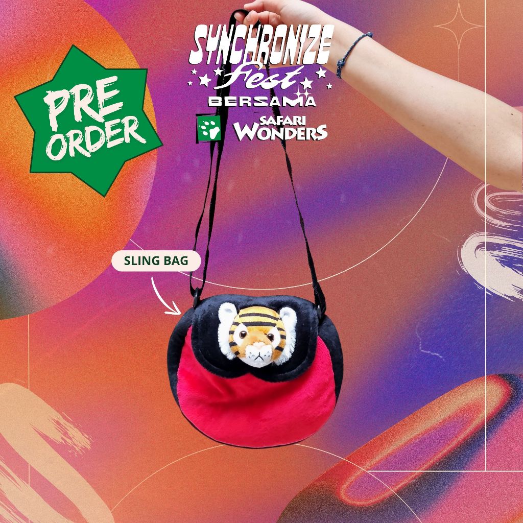 Safari Wonders x Synchronize Fest 2024 Tiger Sling Bag