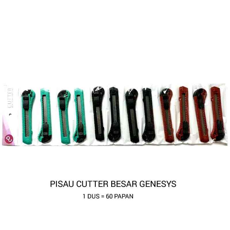 

PISAU CUTTER/PISAU CUTTER GENESIS 1 RENTENG ISI 12 PISAU