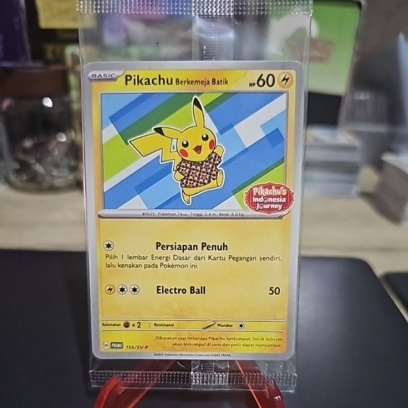 pikachu batik biru original indonesia v3 staryu kartu pokemon