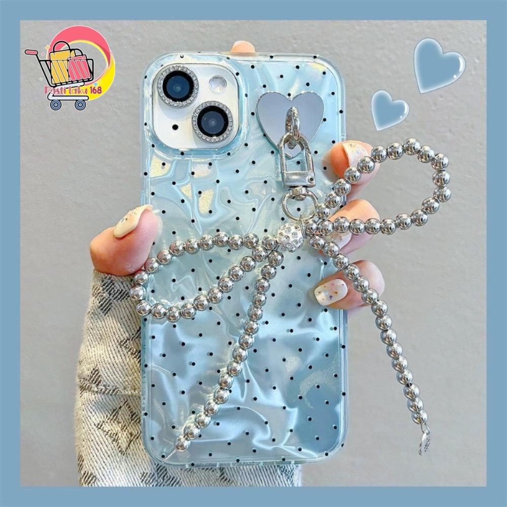 SS956 Softcase Blue Polkadot Case for OPPO A5 PRO A3X A74 A78 A9 A98 F1S F5 F7 F11 PRO A5i A5 2025 R