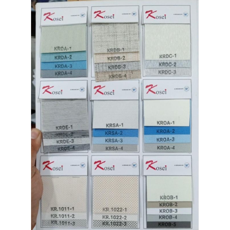 Tirai kantor / Tirai apartemen / Tirai jendela Roller Blinds / Tirai gulung