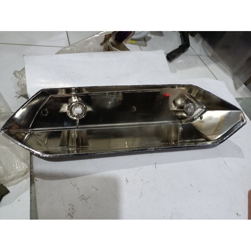 TAMENG KNALPOT BEAT FI VARIASI CROOM