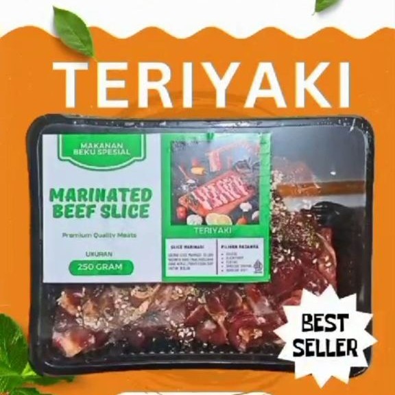 

Beef Slice Yosinoya Marinasi Teriyaki 250 gram