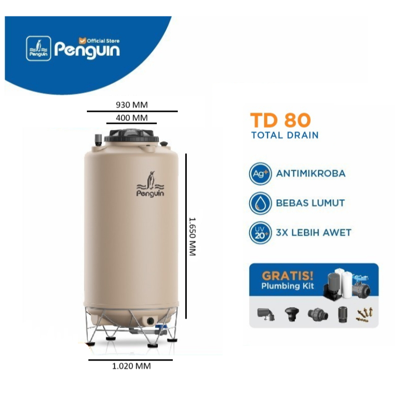 POLYTANK PENGUIN TD ( TOTAL DRAIN)