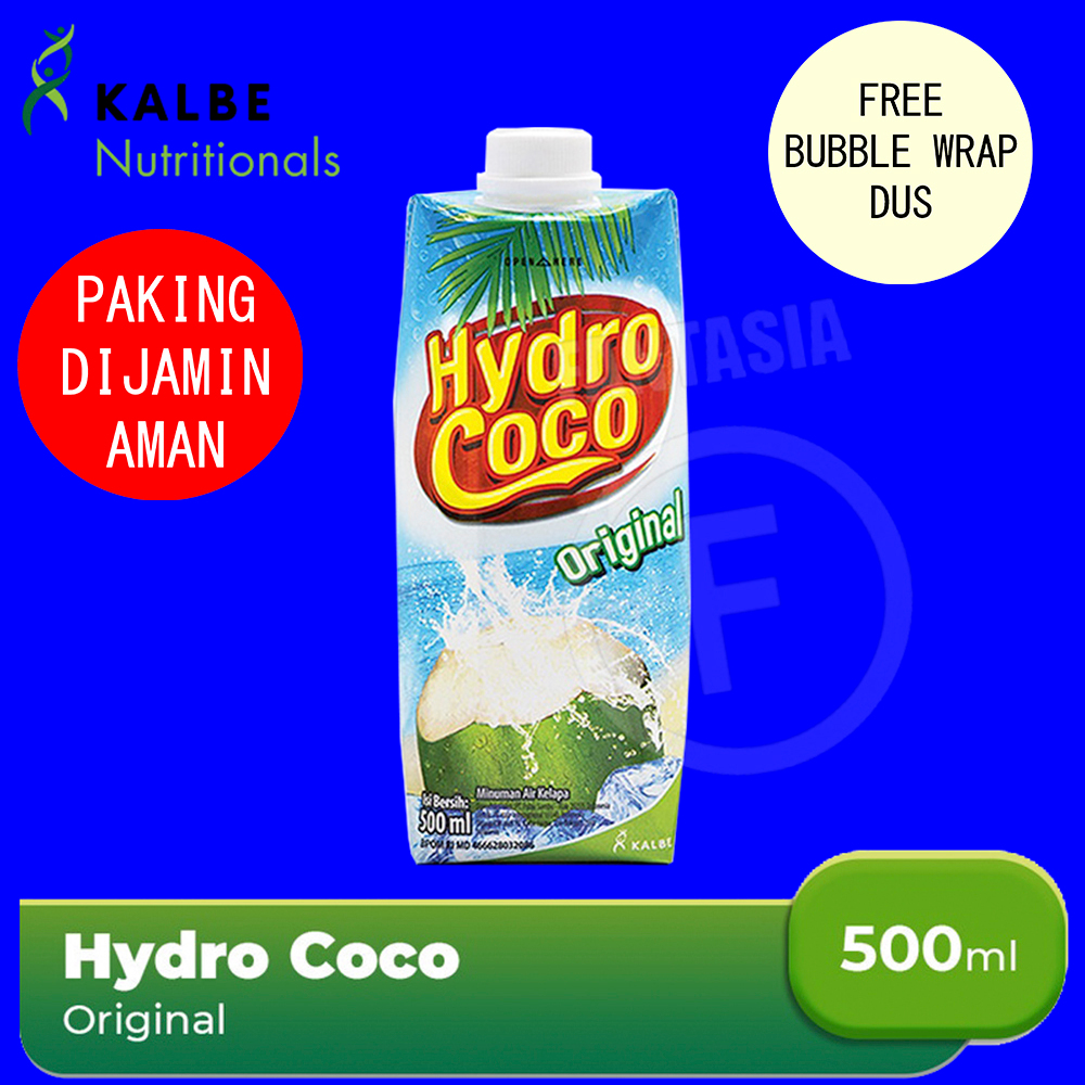 

Hydro Coco 500ml Fantasia per pcs per Tetrapack PAKING DIJAMIN AMAN