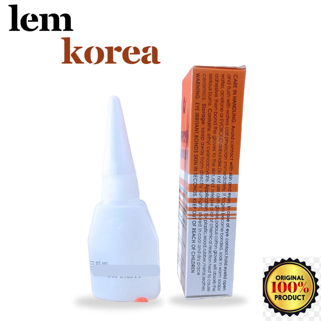 

LEM G KOREA SUPER KUAT 100% ORIGINAL LEM SUPER GLUE MURAH LEM SETAN LEM SERBAGUNA