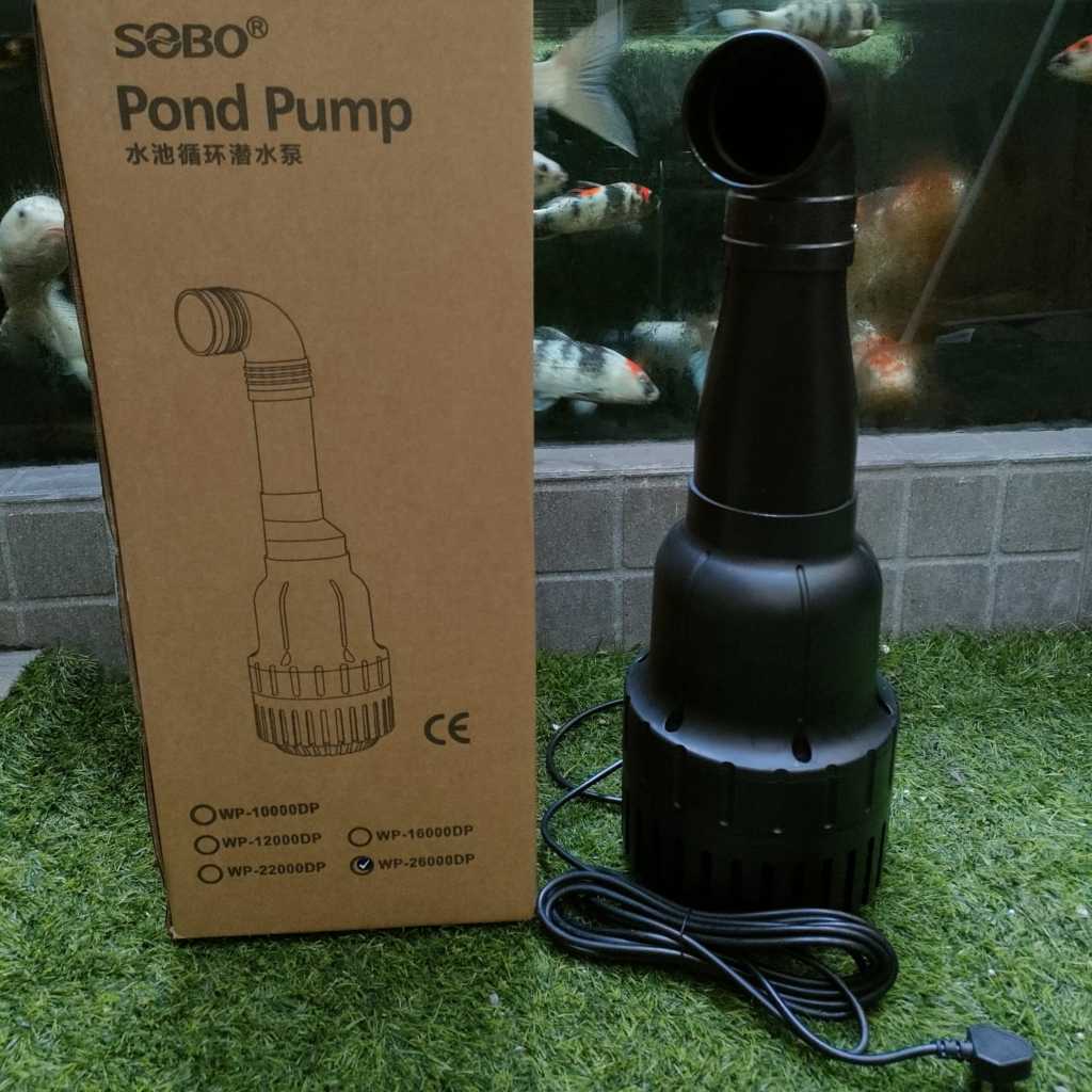 Pompa Celup Kolam Original SOBO WP 26000 DP