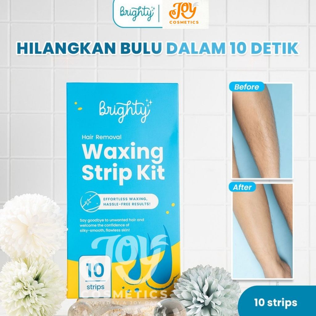 Brighty Hair Removal Waxing Strip Kit Waxing Ketiak Paket Waxing pencukur bulu kemaluan sugar wax pe