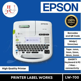 PROMO Printer Label Epson LW-700 Label Work / Printer Barcode QR Code LW 700