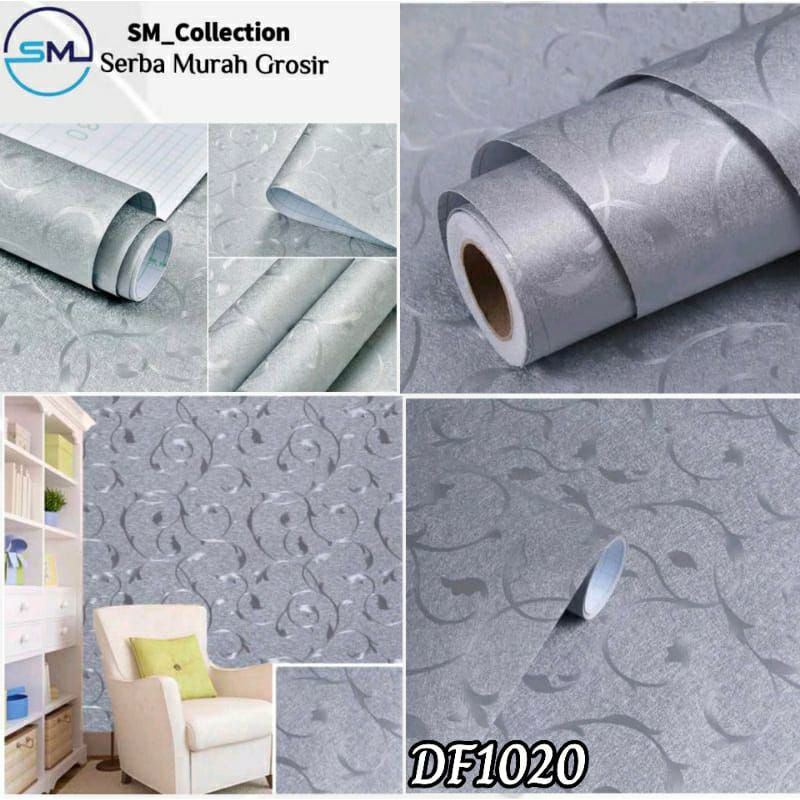 Stiker Dinding kamar / Wallpaper Dinding Dapur/ Stiker/Stiker dapur / Wallpaper abu DF 1020