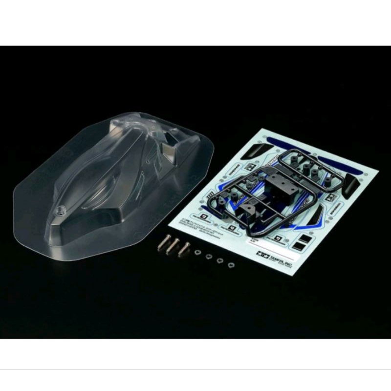TAMIYA 95645 DUAL RIDGE JR. CLEAR BODY SET