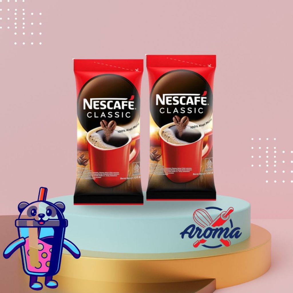 

Nescafe Classic 120 g / Kopi Bubuk Tanpa Ampas