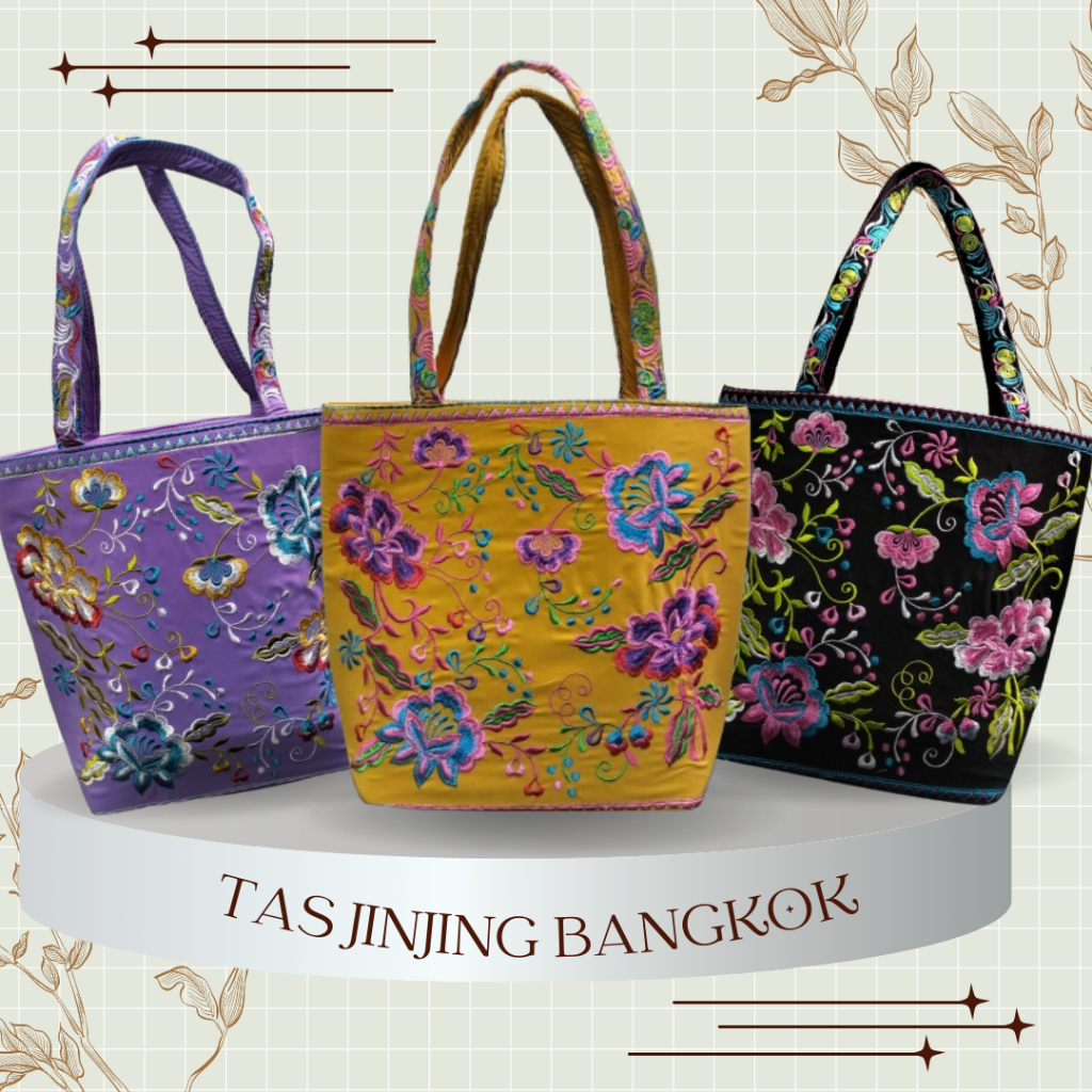 Tas Bordir Bangkok / Tas Bordir Thailand By @ressy_busana_muslim