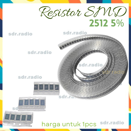 7R5 2512 ±5% 1W Thick Film Resistor SMD Chip Resistor 7.5R 7,5R 7.5 ohm 7,5 ohm