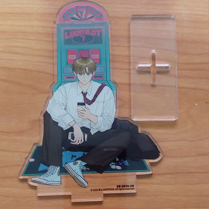 [READY STOCK] Uncanny Charm BL manhwa Bomtoon pop up store - Yoonjae official acrylic standee