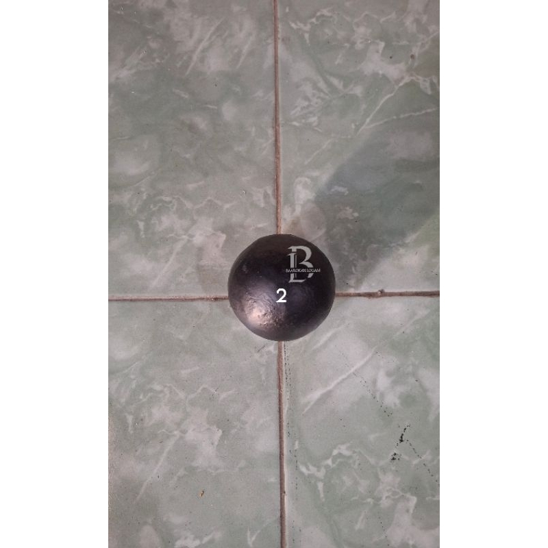 bola tolak peluru 2kg / bola lempar peluru 2kg